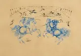Salvador Dali Spanish, Combat de Cavaliers (Knightly Combat), 1971, etching and aquatint in colours - artist's proof