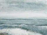 Ian Humphreys British, December Roaring Water, 2025, oil on paper