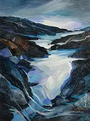 Maurice Henderson, Beara Peninsula, 1993, oil on canvas