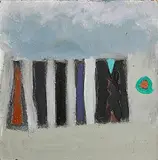 Tony O'Malley, November Sun and Stillness, 1987, oil on board