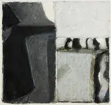 John Shinnors, Scarecrow Series, oil pastel on paper