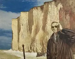 Cliffs of Etretat by Patrick Hennessy, 1962, oil on canvas, offered Oct 2025