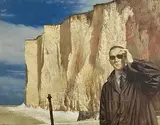 Patrick Hennessy, Cliffs of Etretat, 1962, oil on canvas