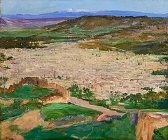 A View of Fez by John Lavery, 1919, oil on board, offered Oct 2025