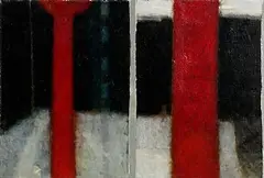 John Shinnors, Roxboro Road Bus Stop IV, 2007, oil on canvas