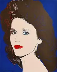 Andy Warhol American, Jane Fonda, 1982, screenprint on Lenox Museum Board - number 18 from an edition of 25 artist's proofs aside from a numbered edition of 100 - published by Friends of Tom Hayden, Santa Monica, California - printed by Rupert Jasen Smith, New York