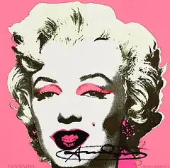 Andy Warhol American, Marilyn (Announcement Castelli Graphics, 1981, offset lithograph in colours - published by Castelli Graphics, New York, printed by Colour Editions, Inc.