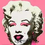 Andy Warhol American, Marilyn (Announcement Castelli Graphics, 1981, offset lithograph in colours - published by Castelli Graphics, New York, printed by Colour Editions, Inc.