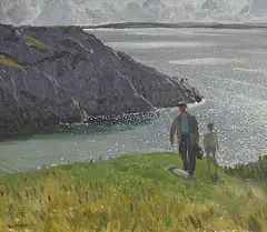 Ardmore, Connemara by Michael De Burca, oil on board, sold Oct 2025