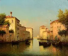 Vallin, Venice, oil on canvas