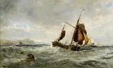 Edwin Hayes, Dutch Boats Running Free off Tantallon Castle