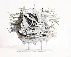 John Behan, Bantry Famine Ship, unique bronze