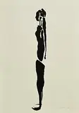 Louis le Brocquy, The Táin - Fedelm, 1969, lithograph - number 61 from an edition of 70
