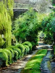 Mark O'Neill, Short Walk Home, oil on board