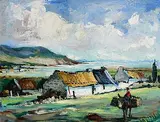 Kenneth Webb, Achill Island, Connemara, oil on board
