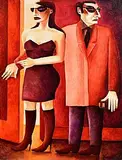The Partnership by Graham Knuttel, oil on canvas, sold Oct 2025