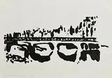 Louis le Brocquy, Dubliners - Grattan Bridge, 1986, lithograph - number 4 from an edition of 35