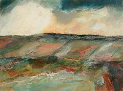Gwen O'Dowd, Connemara Landscape, 1993, oil on paper