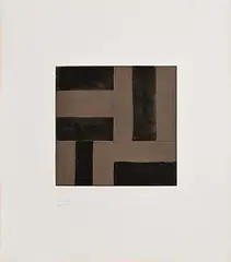 Untitled by Sean Scully, 1988, monotype and pencil on wove paper, sold Apr 2025