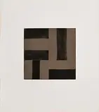 Sean Scully, Untitled, 1988, monotype and pencil on wove paper