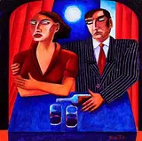 Love is in the Air by Graham Knuttel, oil on canvas, sold Apr 2025