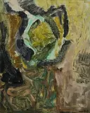 Nano Reid, Horses by the Boyne, oil on board