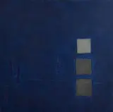 Felim Egan, Blue Dawn, 1996, oil and mixed media on canvas