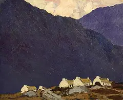 Paul Henry, Connemara Hills, 1924-30, oil on canvas