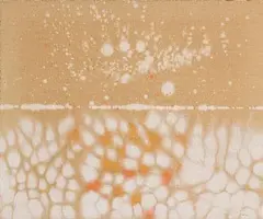 Golden Nebula by Patrick Scott, c.1962, oil on canvas, sold Apr 2025