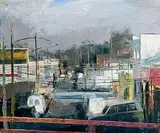 Donald Teskey, Criss Crossing, Apocalypso, New York, 2009, oil on canvas