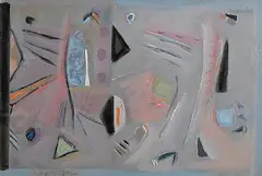 Tony O'Malley, Porthacolia - Cliara, 1983, oil on board