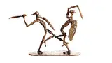John Behan, The Battle of Cuchalainn and Ferdia, unique bronze