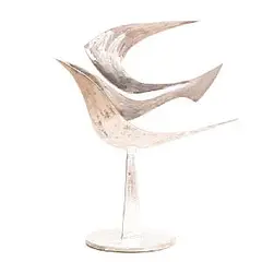 Conor Fallon, Lake Bird 3, 2006, stainless steel