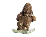 Jacob Epstein, Betty Peters, bronze on marble base