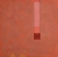 Red Falling by Felim Egan, 2004, acrylic and mixed media on canvas, sold Apr 2025
