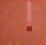 Felim Egan, Red Falling, 2004, acrylic and mixed media on canvas