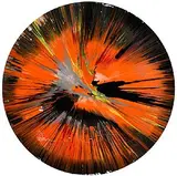 Damien Hirst British, Circle Spin, acrylic and metallic paint on paper - created in April 2009 on occasion of Damien Hirst's 'Requiem', held at Pinchuk, Art Centre Kiev