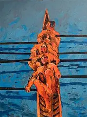 Charles Harper, Vigorous Race, 2007, oil on canvas