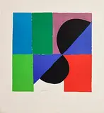 Sonia Delaunay, Morning Light, c.1970, lithograph in colours - number 5 from an edition of 25