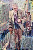 Arthur K. Maderson, Figure Study, Tallow Horse Fair, oil on board