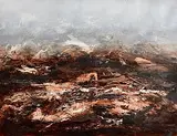 Mark Francis, Irish Landscape, oil on paper