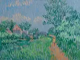 Desmond Carrick, East Wind Over Hazelhatch, Dublin, oil on board