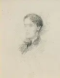 William Butler Yeats by John Butler Yeats, pencil on paper, sold Oct 2024