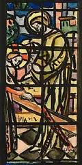 Evie Hone, Study for a Stained Glass Window, gouache on paper