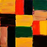 Sean Scully, Wall Dark Green, 2021, oil on linen