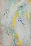 Tony O'Malley, Yellow Fish, 1996, oil on board