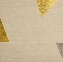 Patrick Scott, Gold Painting 486, tempera, gold leaf and silver leaf on canvas