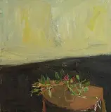 Nick Miller, Roses on Table (after McGahern), 1998, oil on canvas