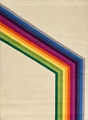 Patrick Scott, Rainbow No. 5, wool tapestry by V'Soske Joyce, Galway - commissioned for The Kilkenny Design Centre