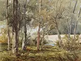 View Towards the Bridge by Mildred Anne Butler, watercolour on paper, sold Oct 2024